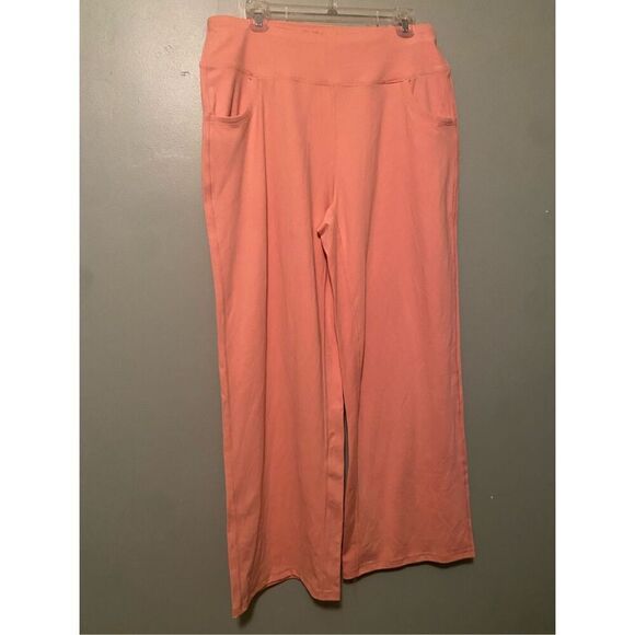 ESOFT Wide Leg Pants High-Waisted Yoga Work Dress Pants Pockets 2XL NWOT - Picture 3 of 7